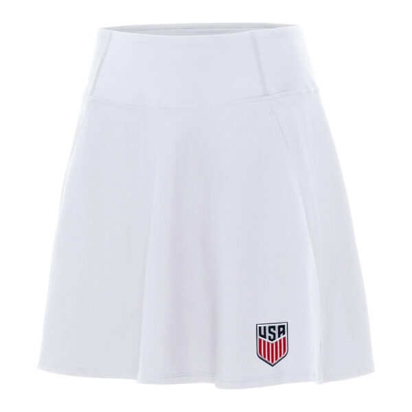 Women's Antigua White USMNT Chip Skort