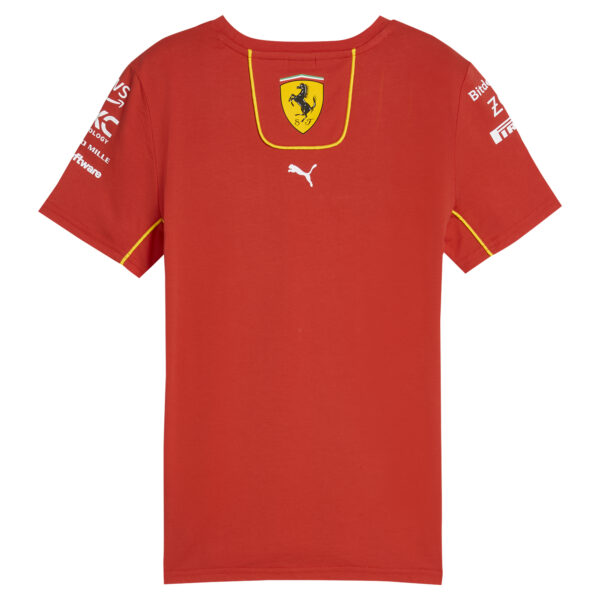Youth Puma Red Scuderia Ferrari 2024 Replica Team T-Shirt - Image 7