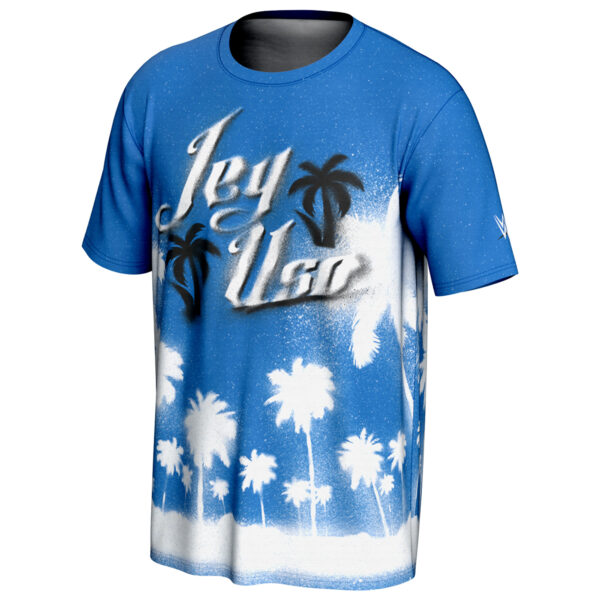 Youth Jey Uso ProSphere Blue Palm T-Shirt - Image 9