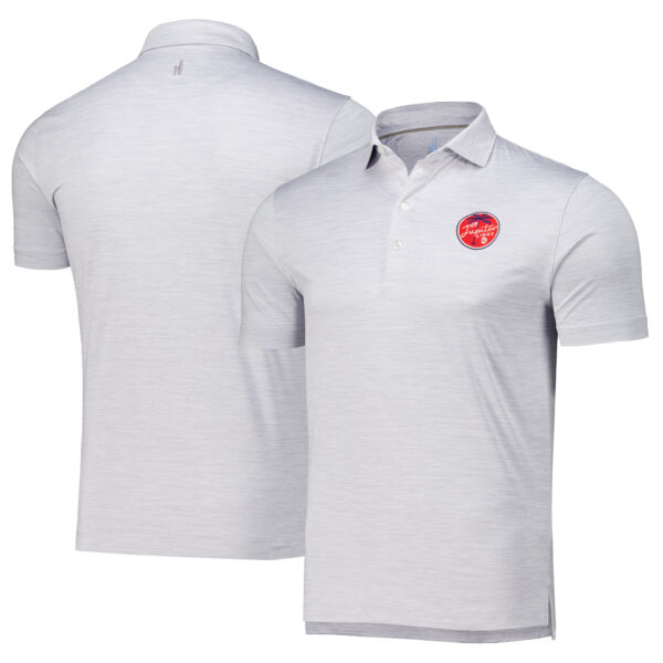 Men's johnnie-O Gray Jupiter Links Golf Club Huron Performance Polo - Image 6