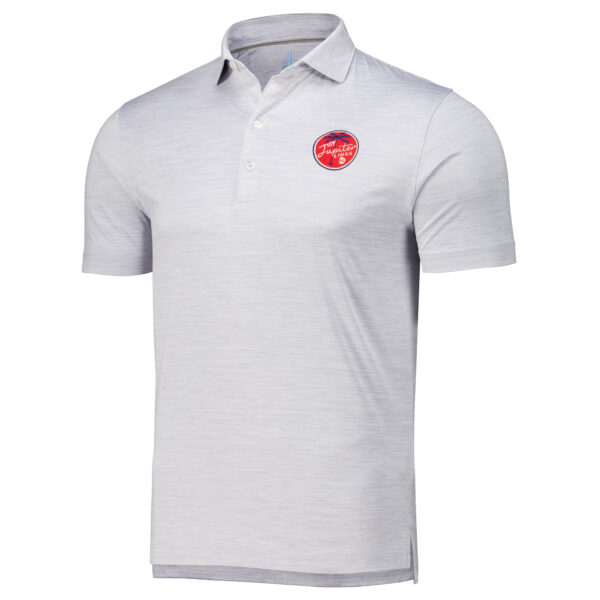 Men's johnnie-O Gray Jupiter Links Golf Club Huron Performance Polo - Image 7