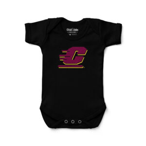 Newborn & Infant Chad & Jake Black Central Michigan Chippewas  Logo Bodysuit