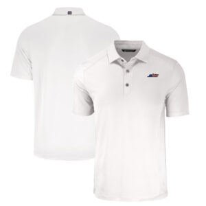 Men's Cutter & Buck White New York Jets Big & Tall  Forge Eco Stretch Recycled Polo