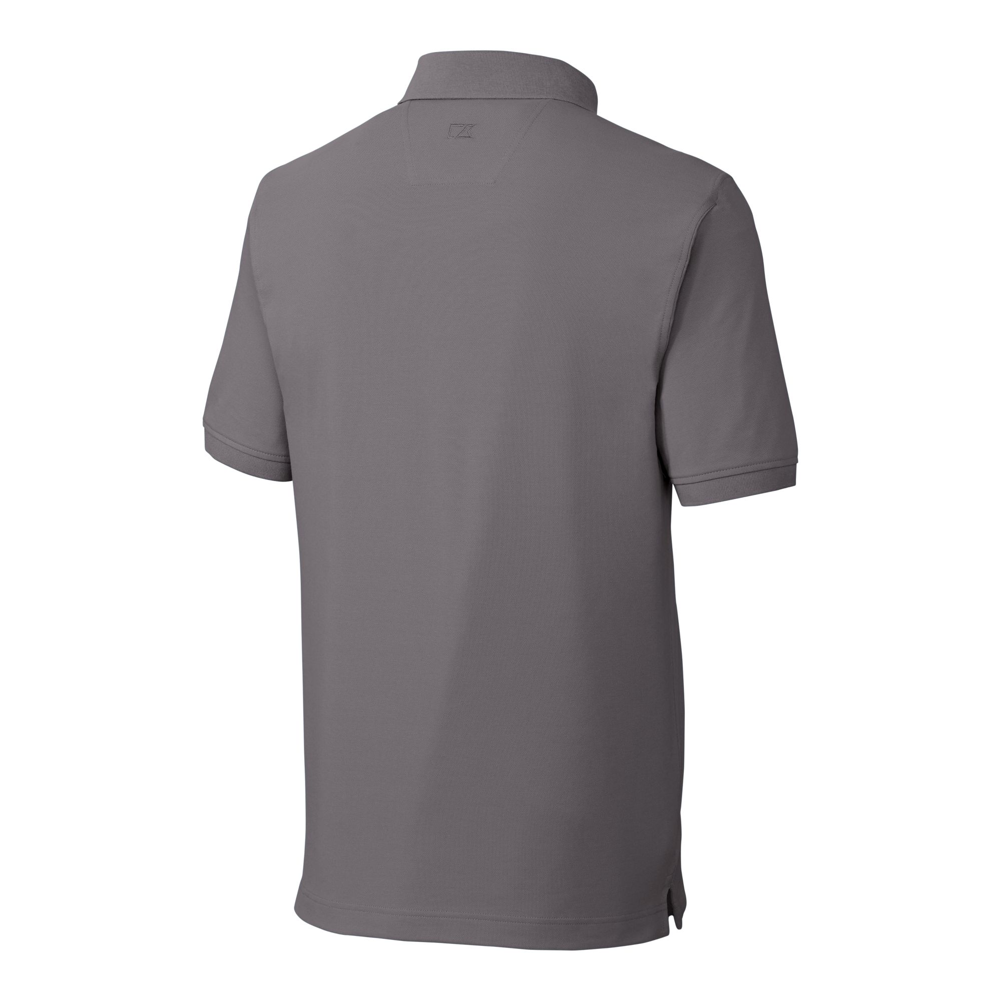 Men's Cutter & Buck Gray Pittsburgh Pirates Advantage Pique DryTec Tri-Blend Polo - Image 7