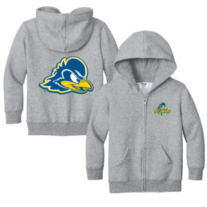 Toddler Chad & Jake  Heather Gray Delaware Fightin' Blue Hens Logo Full-Zip Hoodie Jacket