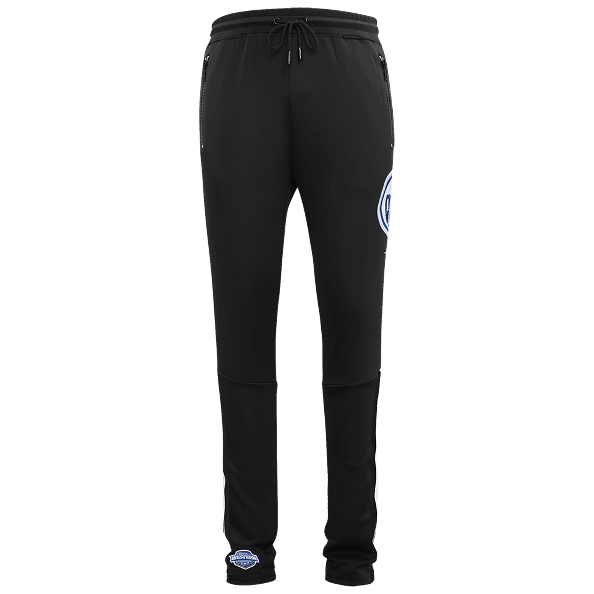 Men's Pro Standard Black Edmonton Oilers Classic Chenille Track Pants - Image 6