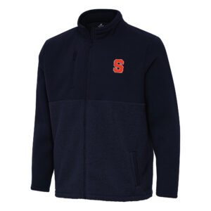 Men's Antigua Navy Syracuse Orange Daily Fused Full-Zip Jacket