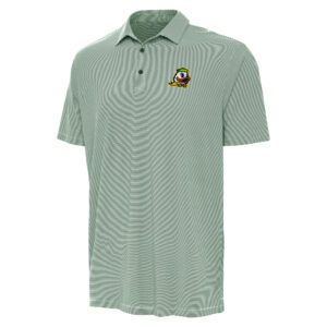 Men's Antigua Hunter Green Oregon Ducks Twine Polo