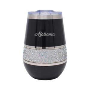 Black Alabama Crimson Tide 12oz. MyBevi Rhinestone Hollywood Rocks Tumbler