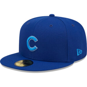 Men's New Era Royal Chicago Cubs Monochrome Camo 59FIFTY Fitted Hat
