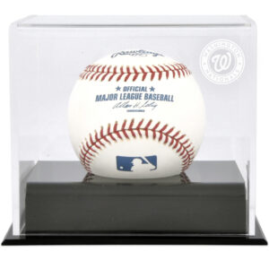 Washington Nationals Baseball Cube Logo Display Case