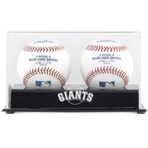 San Francisco Giants Two Baseball Cube Logo Display Case