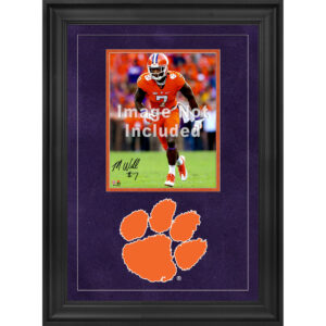 Clemson Tigers 8'' x 10'' Deluxe Vertical Photograph Frame with Team Logo