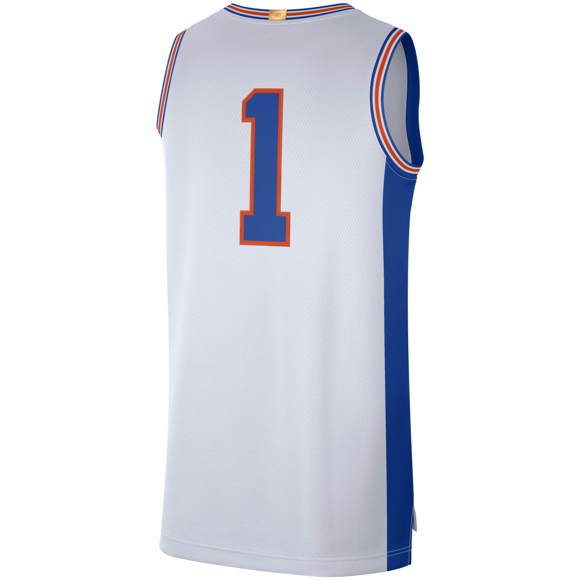 Men's Jordan Brand #1 White Florida Gators Retro Limited Jersey - Image 7