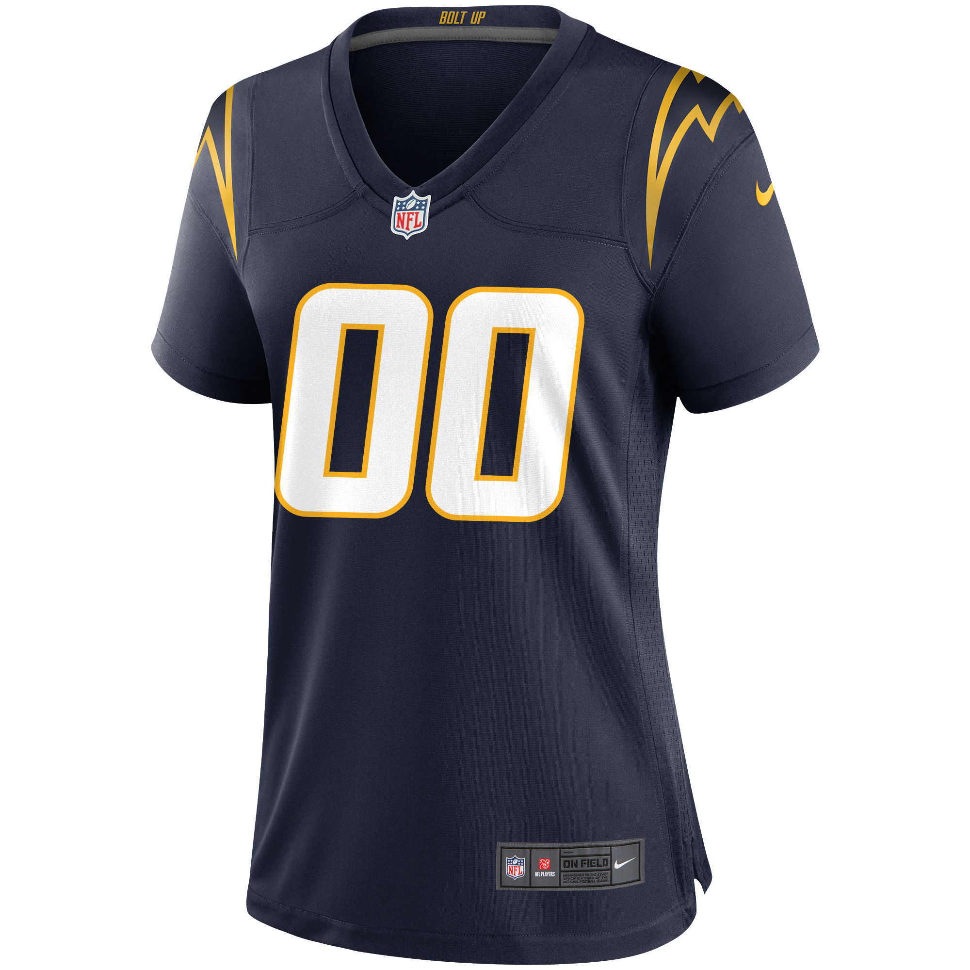 Women's Nike Navy Los Angeles Chargers Alternate Custom Game Jersey - Image 6
