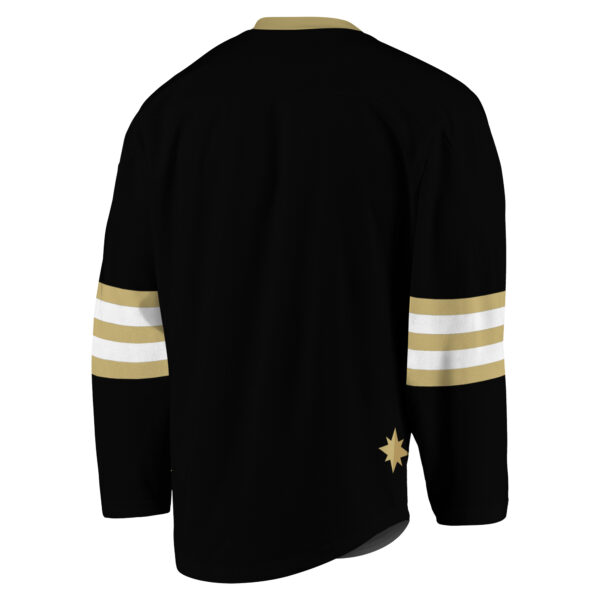 Youth Black/Gold Vancouver Warriors Replica Jersey - Image 7