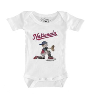 Infant Tiny Turnip White Washington Nationals Caleb the Catcher Bodysuit