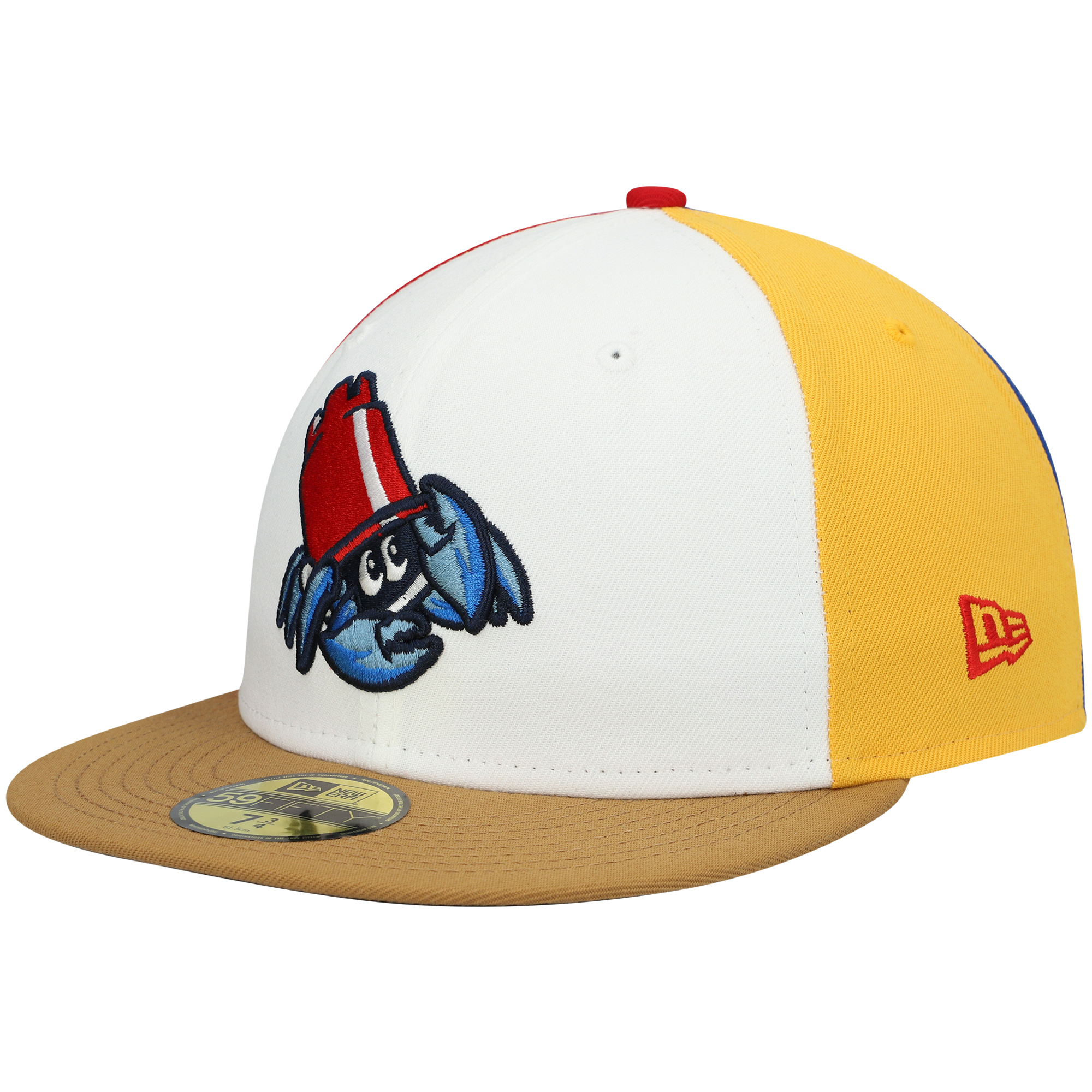 Men's New Era White Jersey Shore BlueClaws Authentic Collection Team Alternate 59FIFTY Fitted Hat