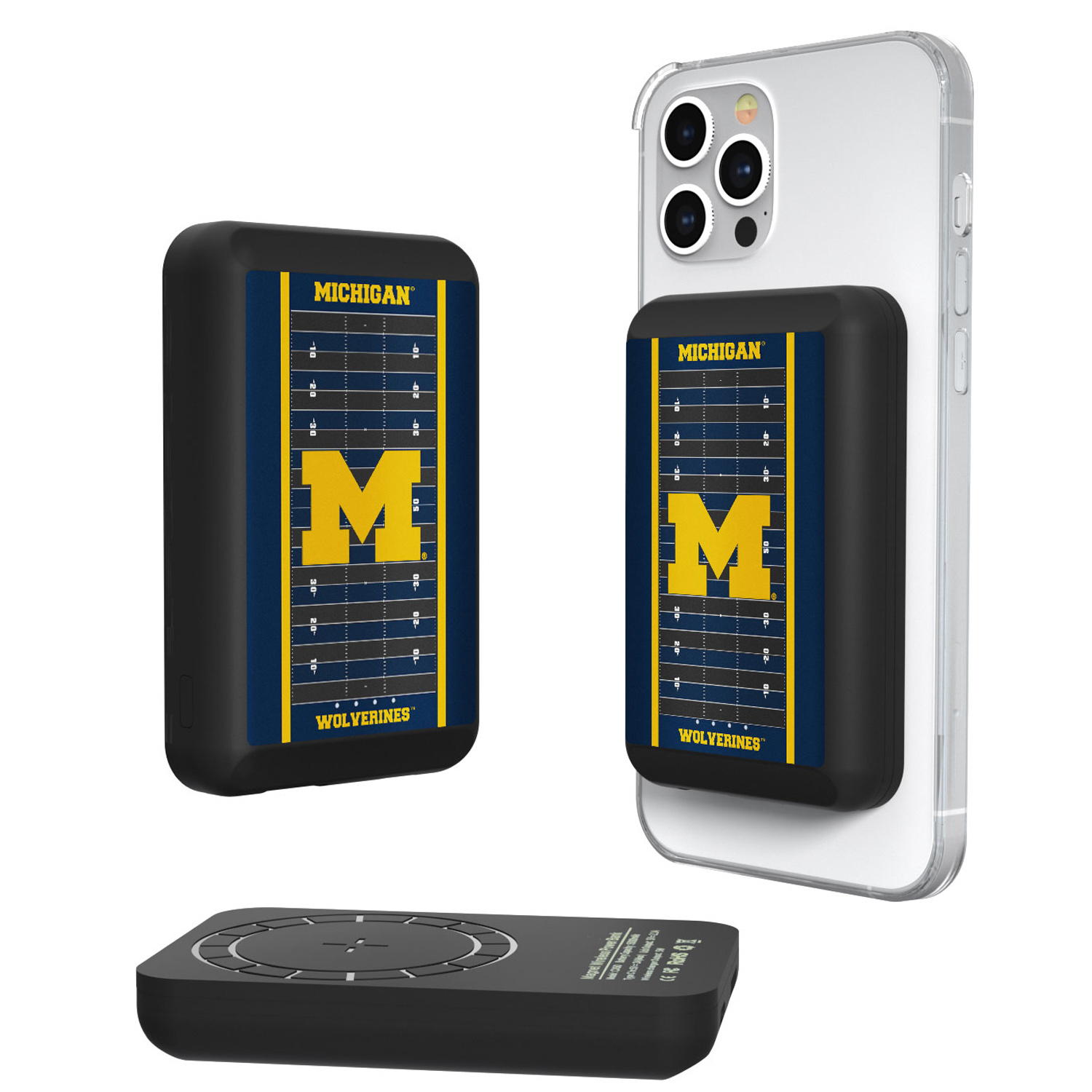 Michigan Wolverines Field Wireless Power Bank - Image 3