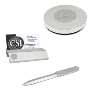 Silver Oregon Ducks Desk Gift Set