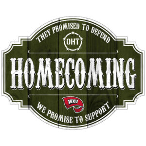 Western Kentucky Hilltoppers 24'' x 24'' Operation Hat Trick Homecoming Tavern Sign