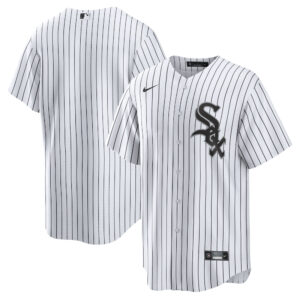 Men's Nike White Chicago White Sox Home Blank Replica Jersey