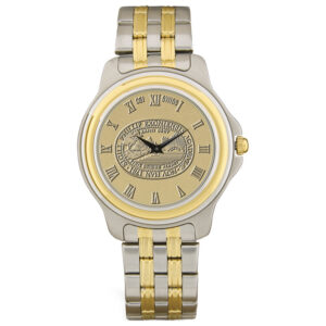 Gold/Silver Phillips Exeter Academy Big Red Two-Tone Medallion Wristwatch