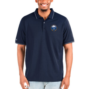 Men's Antigua Navy Buffalo Sabres Big & Tall Affluent Polo