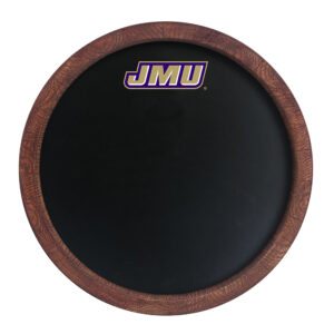 James Madison Dukes 20.25'' Round Chalkboard Faux Barrel Top Sign
