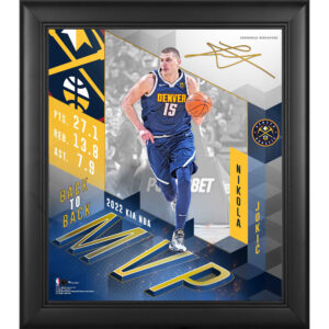 Fanatics Authentic Nikola Jokic Denver Nuggets 2022 NBA Most Valuable Player 15'' x 17'' Collage