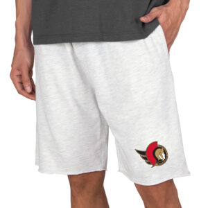 Men's Concepts Sport Oatmeal Ottawa Senators Mainstream Terry Shorts