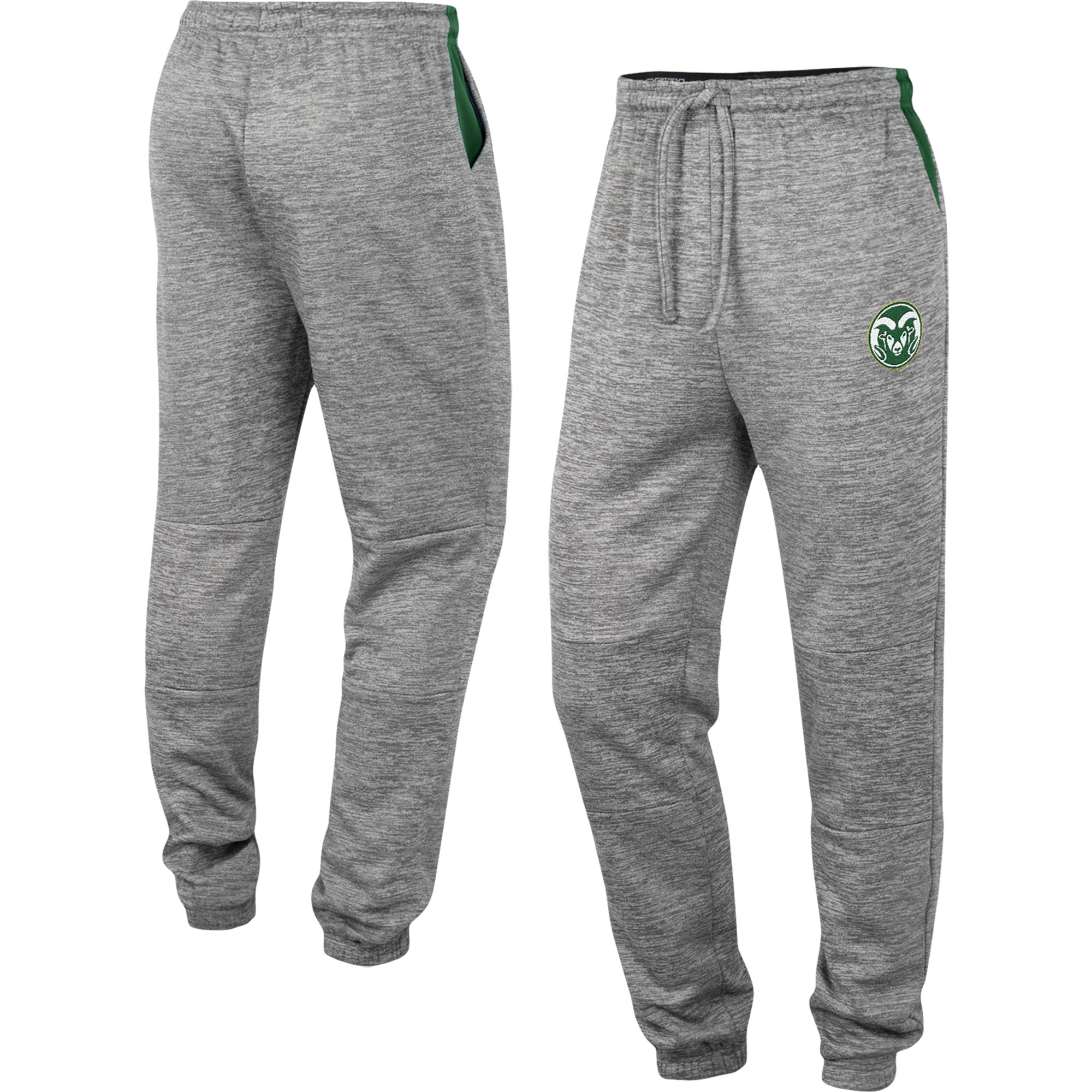 Men's Colosseum Gray Colorado State Rams Worlds to Conquer Sweatpants - Image 5