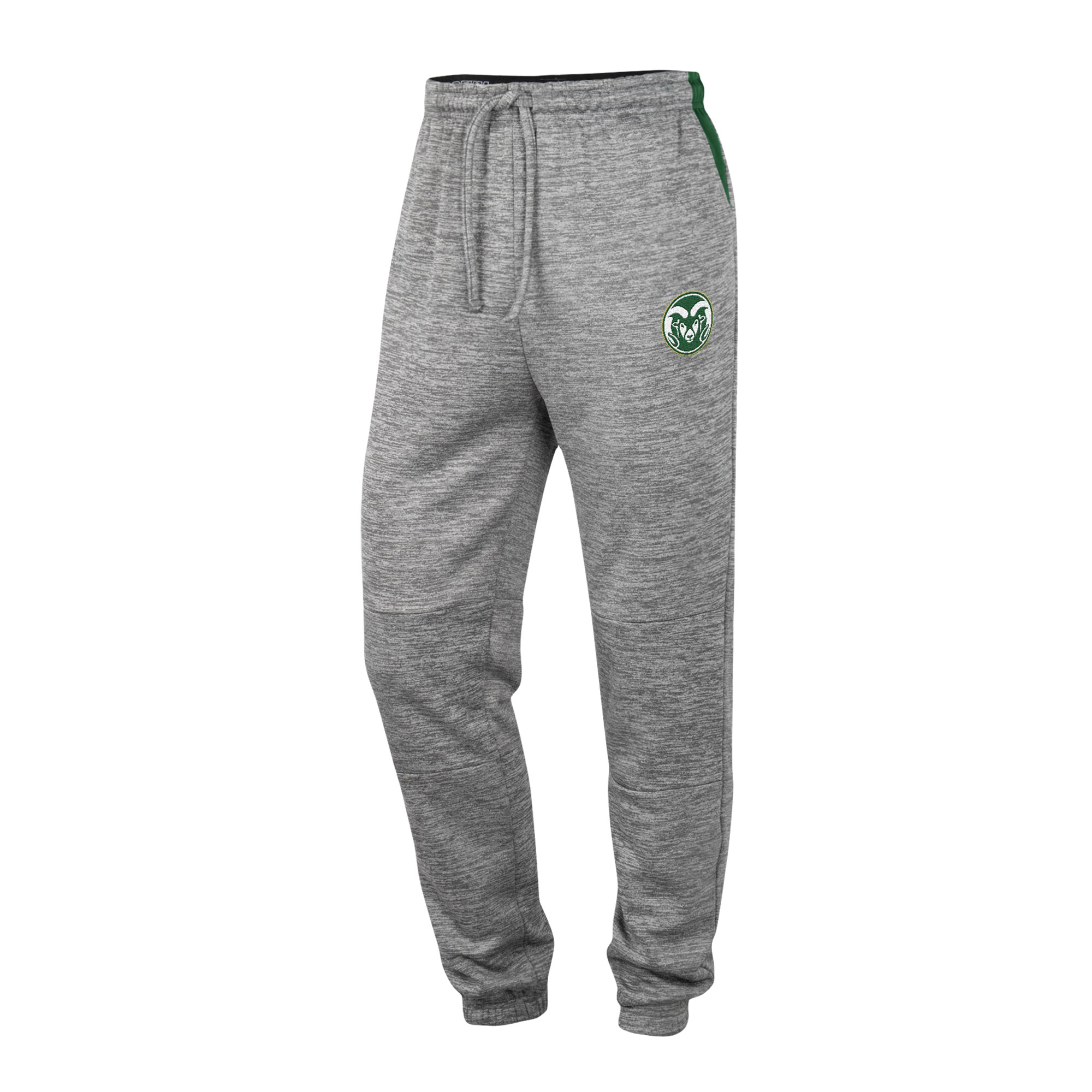 Men's Colosseum Gray Colorado State Rams Worlds to Conquer Sweatpants - Image 3