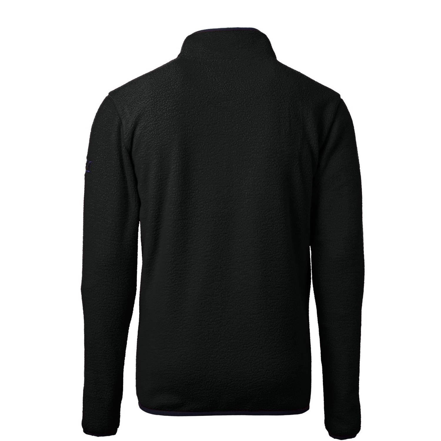 Men's Cutter & Buck Black Arkansas Razorbacks Vault Cascade Eco Sherpa Fleece Big & Tall Quarter-Zip Top - Image 7