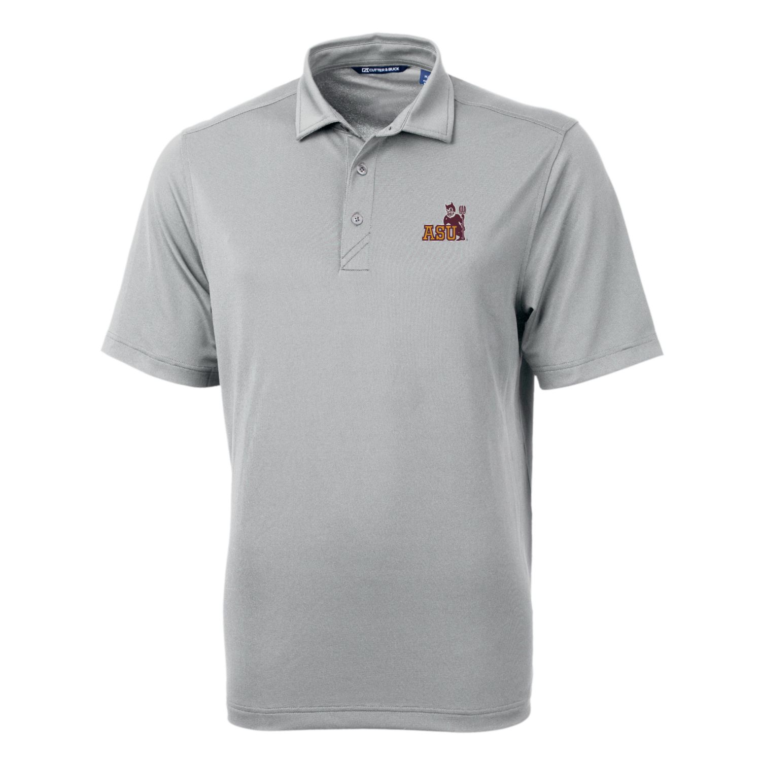 Men's Antigua Heathered Black/Silver Georgia Southern Eagles Esteem Polo - Image 3