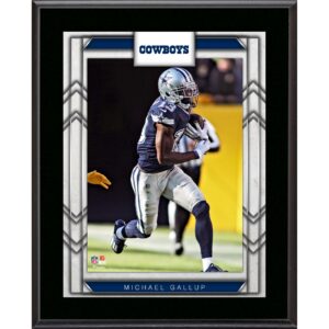Michael Gallup Dallas Cowboys Framed 10.5" x 13" Sublimated Player Plaque