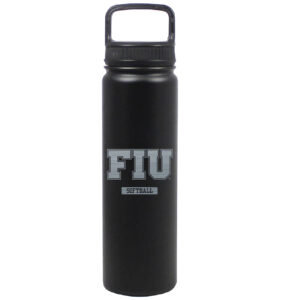 FIU Panthers Black Softball 24oz. Stainless Steel Eugene Bottle