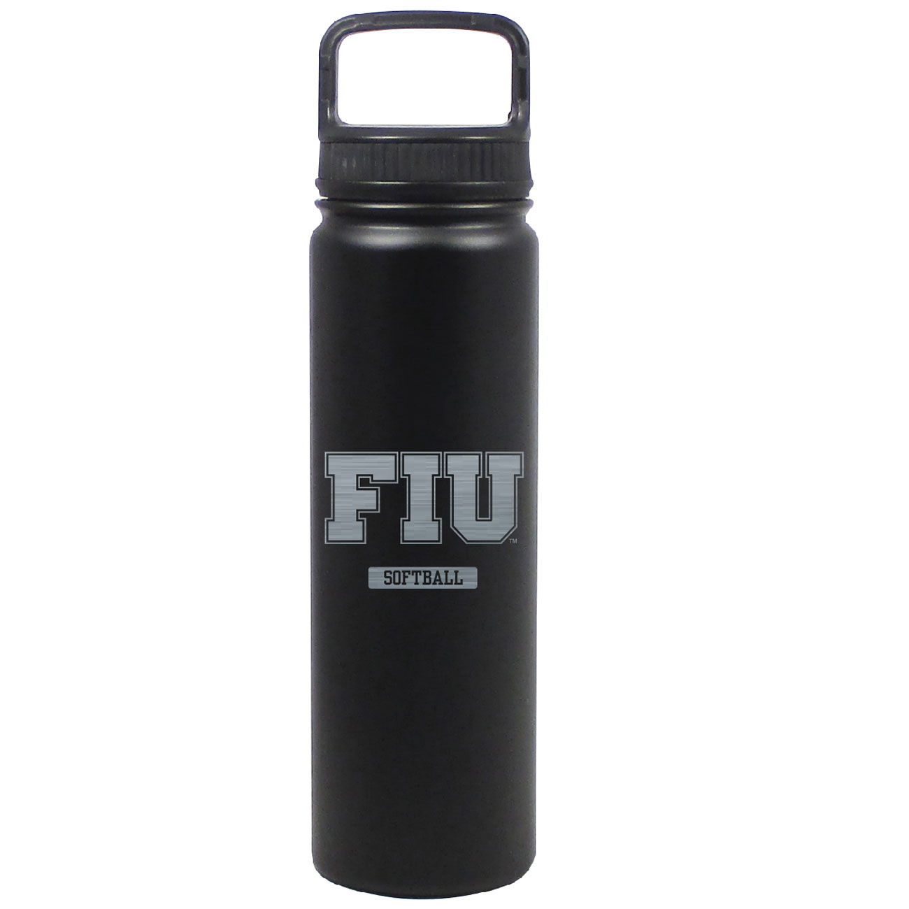 FIU Panthers Black Softball 24oz. Stainless Steel Eugene Bottle