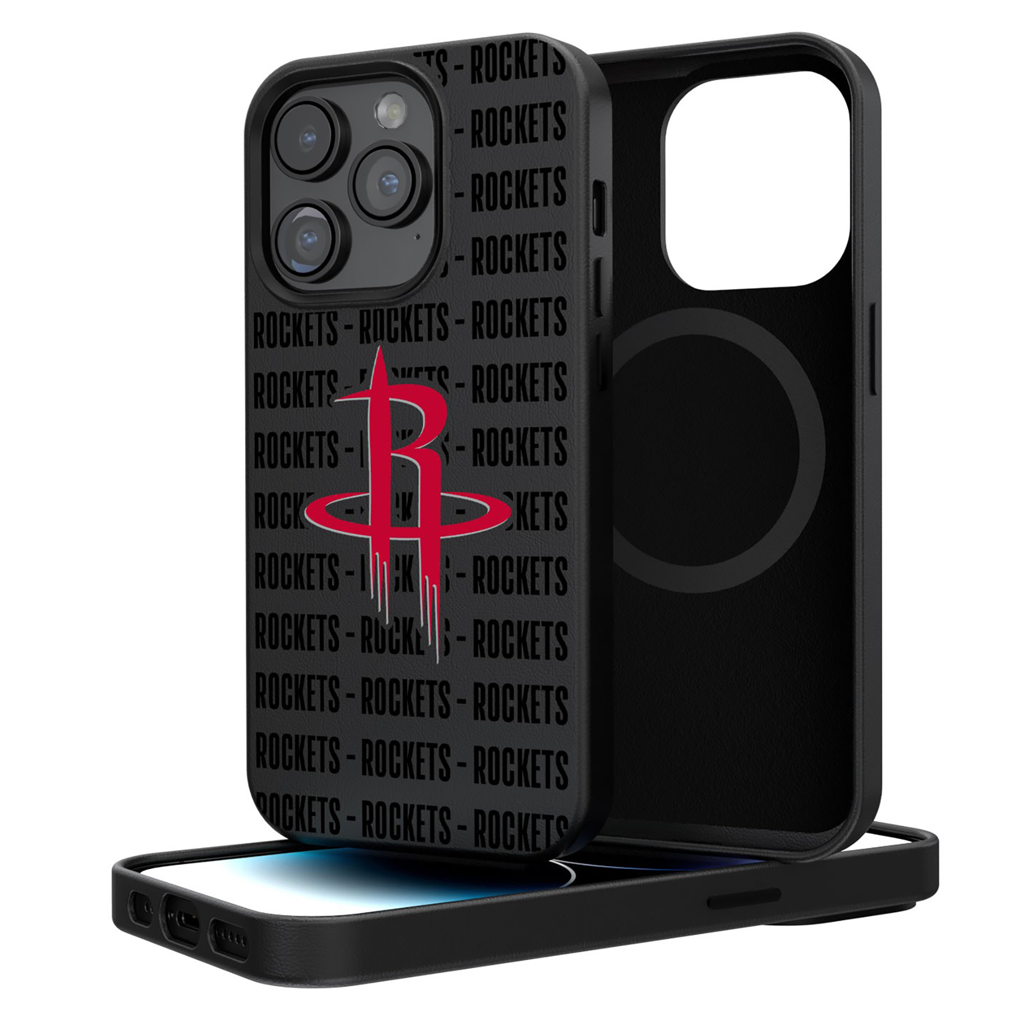 Houston Rockets Primary Logo iPhone Magnetic Bump Case