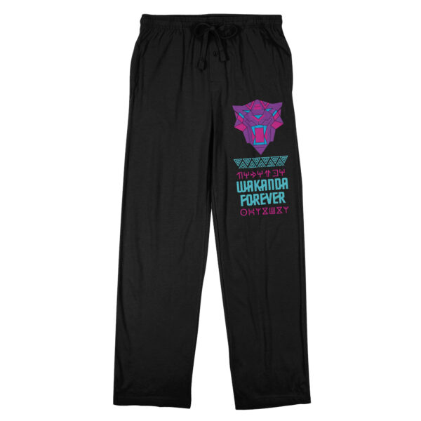 Men's BIOWORLD Black Black Panther Pajama Pants