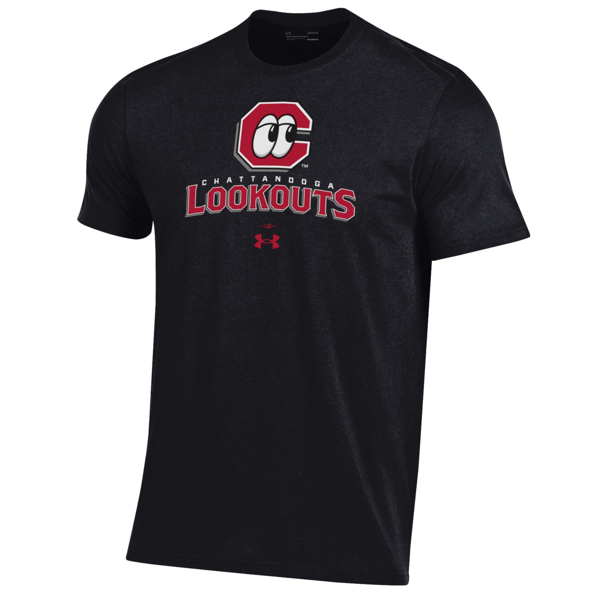 Men's Under Armour Black Chattanooga Lookouts Performance T-Shirt - Image 3