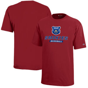 Youth Champion Red Tennessee Smokies Jersey T-Shirt