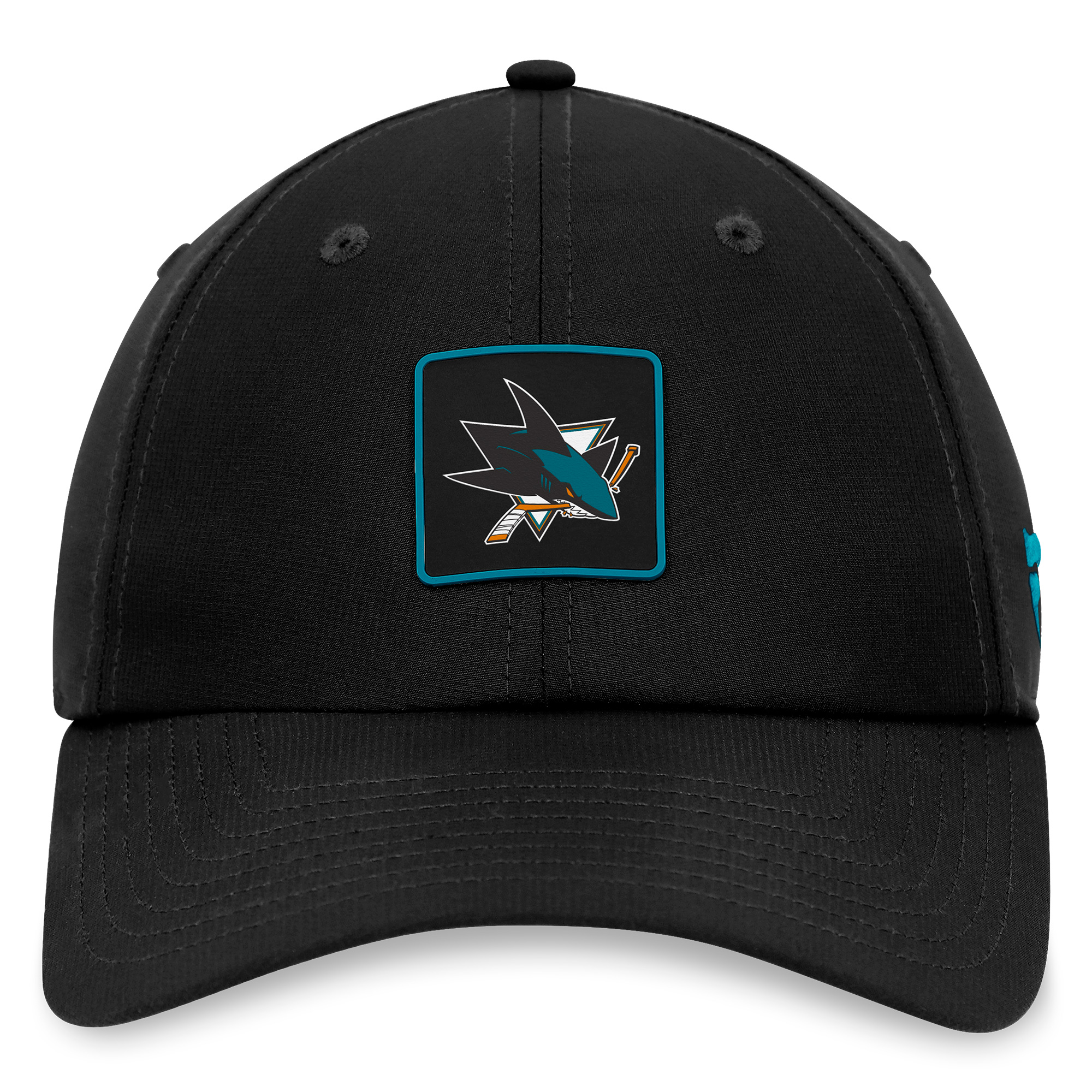 Men's Fanatics Black San Jose Sharks Authentic Pro Rink Adjustable Hat - Image 3