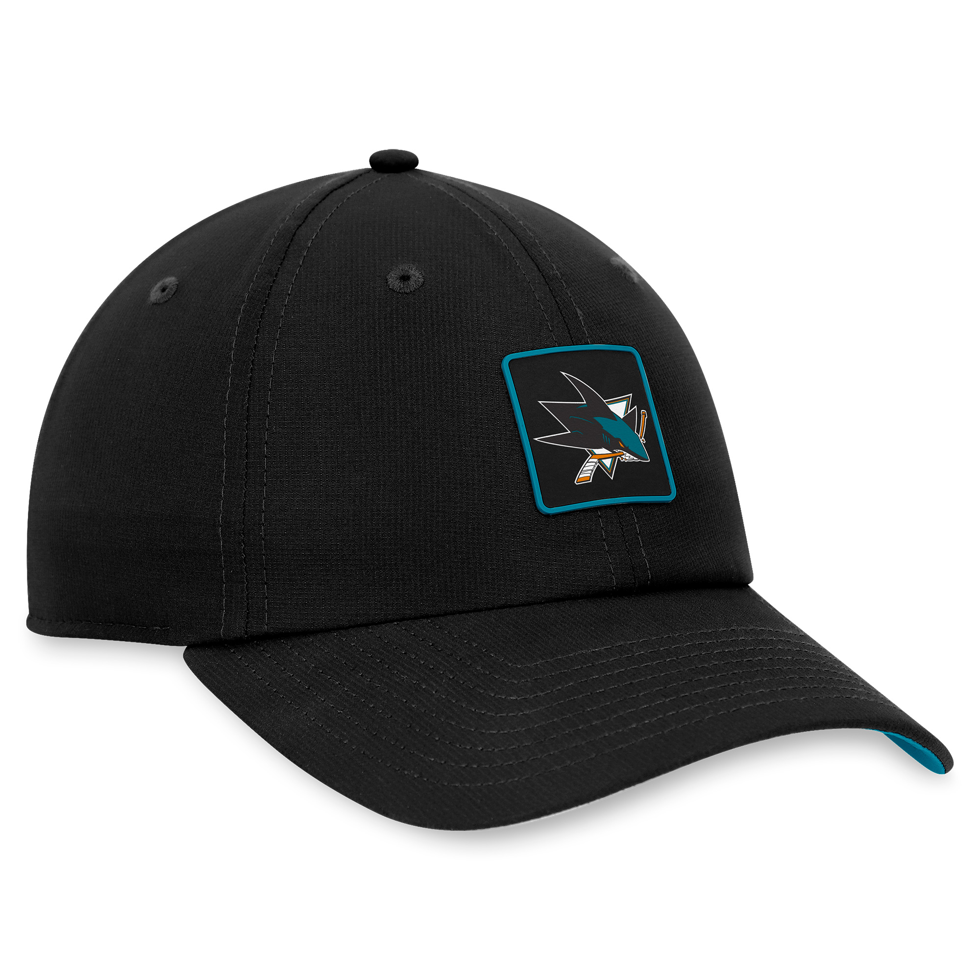 Men's Fanatics Black San Jose Sharks Authentic Pro Rink Adjustable Hat - Image 8