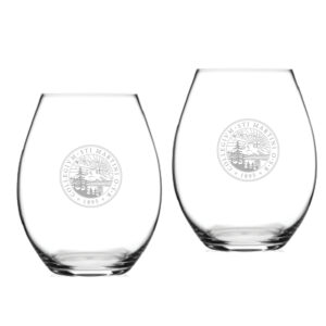 Saint Martin's Saints 20oz. Two-Piece Riedel Stemless Wine Glass Set
