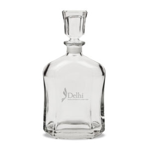 SUNY Delhi Broncos 23.75oz. Crystal Whisky Decanter