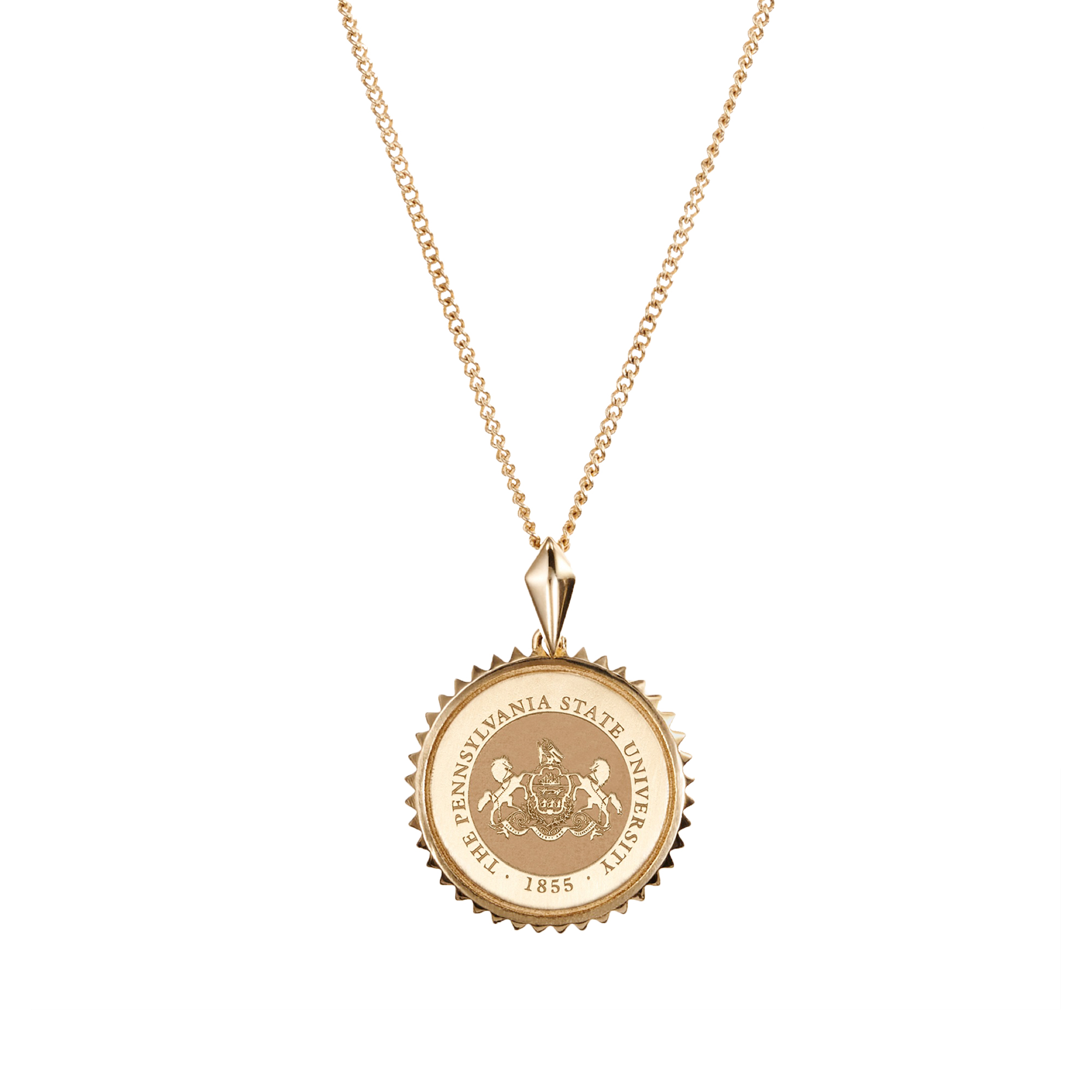 Women's Kyle Cavan Gold Penn State Nittany Lions Sunburst Necklace