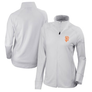 Women's Columbia  White San Francisco Giants Omni-Wick Greenkeeper Full-Zip Jacket