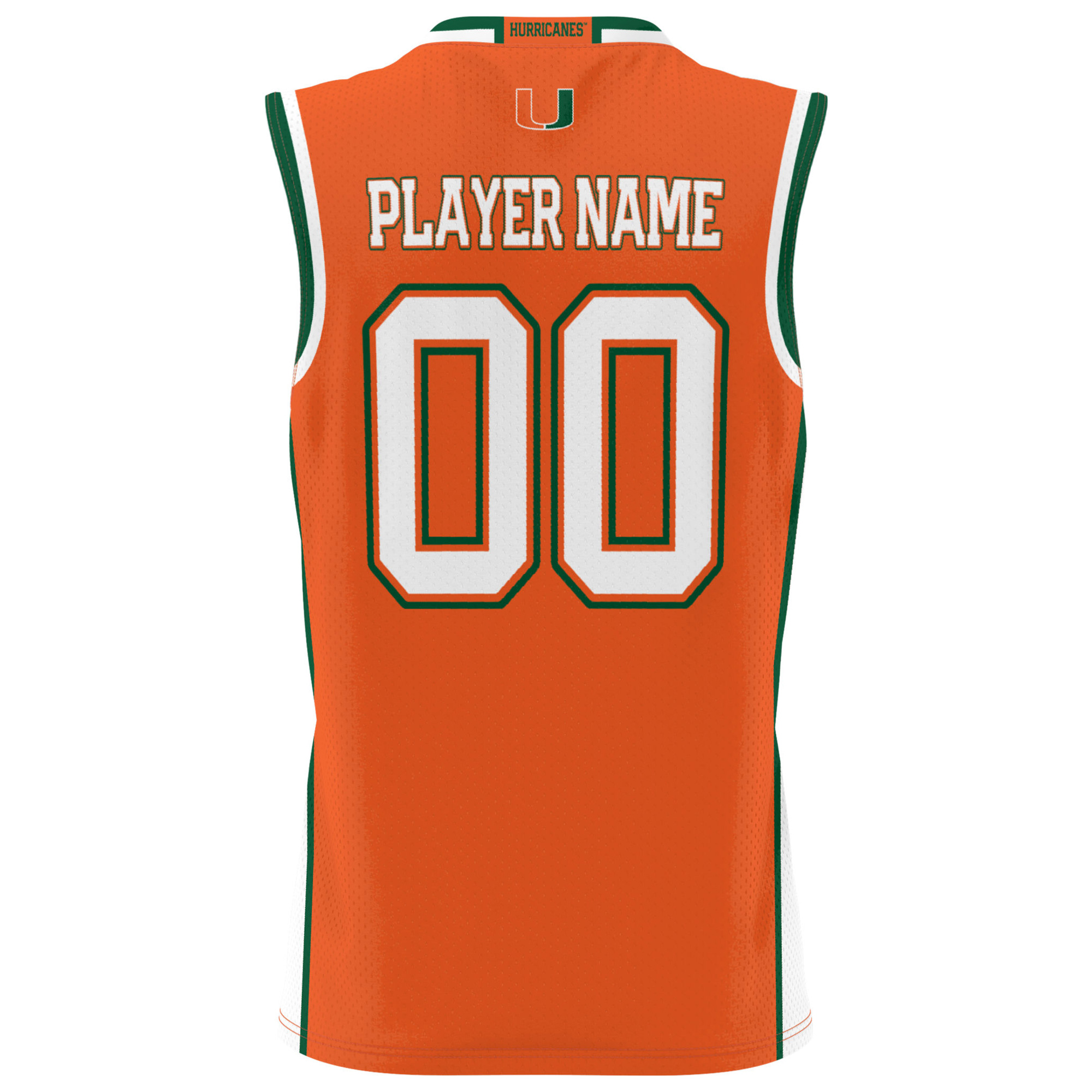 Unisex GameDay Greats Orange Miami Hurricanes NIL Pick-A-Player Lightweight Basketball Jersey - Image 4
