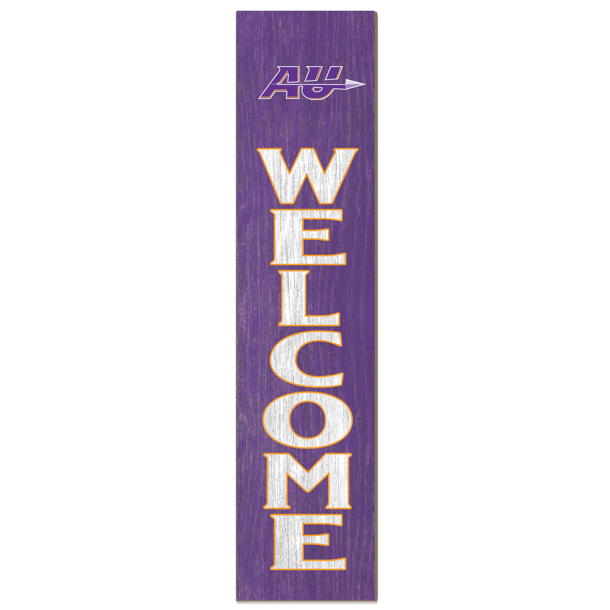 Alfred University Saxons 12'' x 48'' Welcome Outdoor Leaner - Image 4